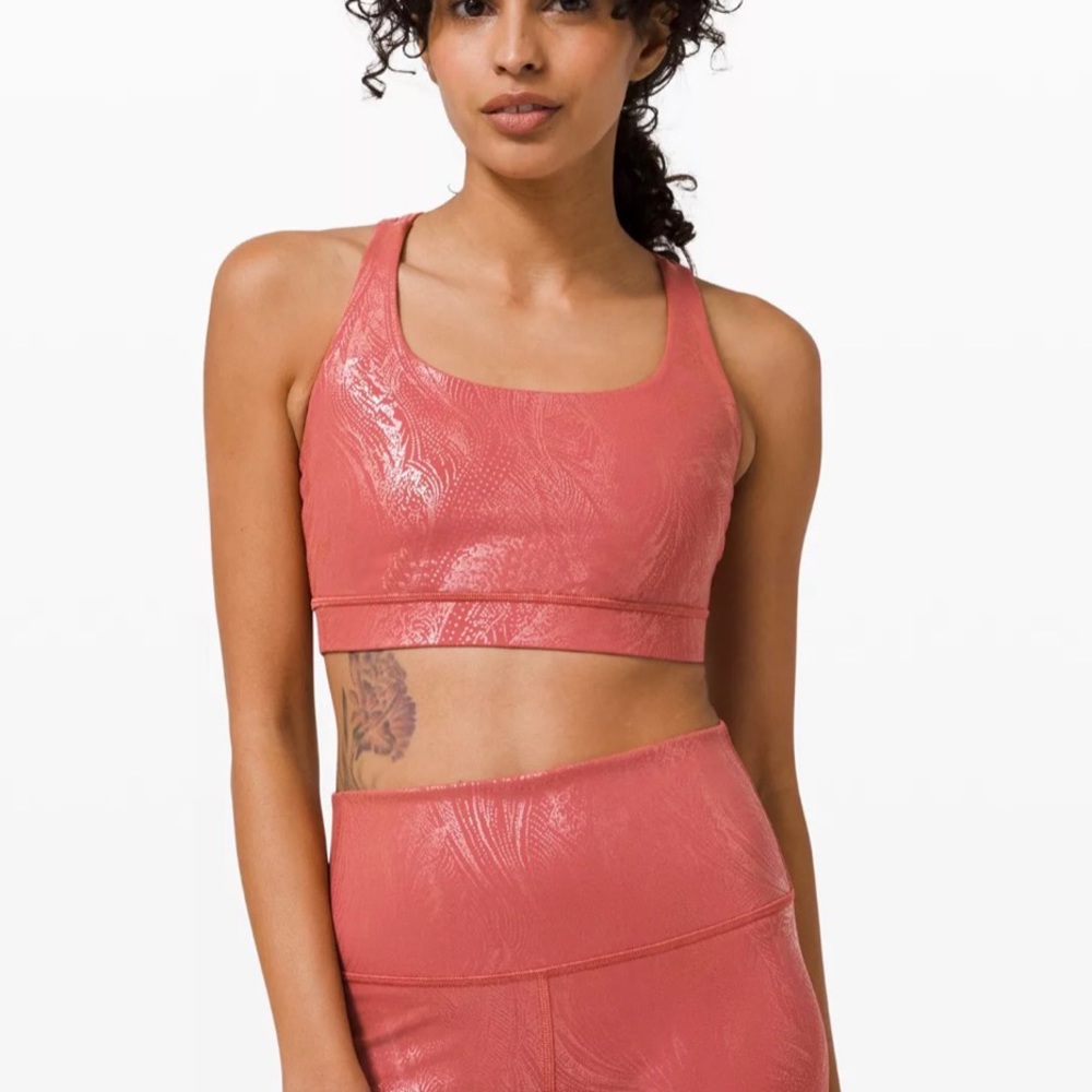 Lululemon Energy Bra Shine Size 8
